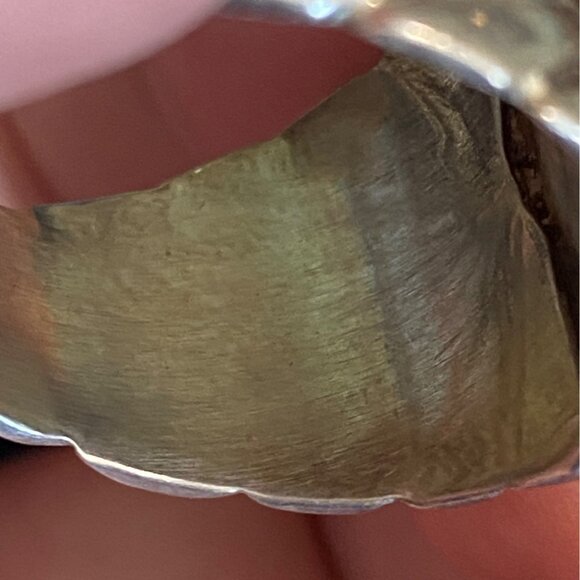 Ring Size 11 Lapis Lazuli C. Benally Native Sterling Silver 925 Men Semi-Preciou - Picture 10 of 11